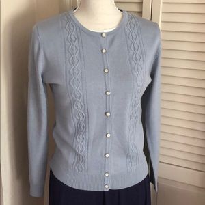 Cardigan sweater light blue S